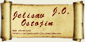 Jelisav Ostojin vizit kartica